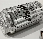 鉛筆画_スーパードライ缶